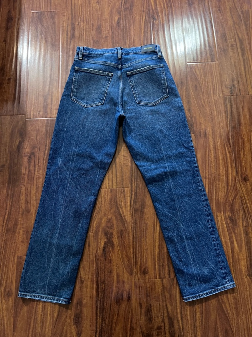 Express Modern Straight Super High Rise Jeans size 6 - Picture 6 of 8